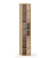 Słupek łazienkowy komin LUNA 30 cm 2D Dąb Sonoma